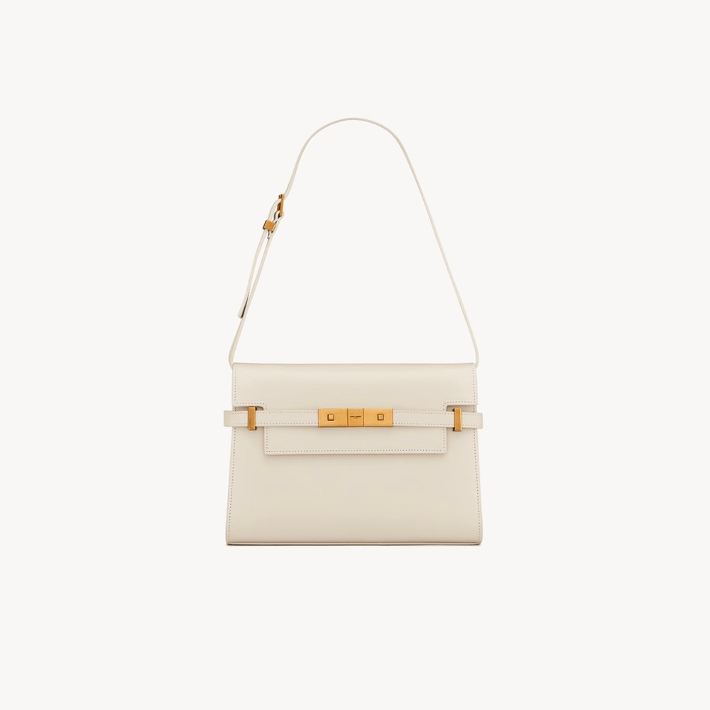 SAINT LAURENT MANHATTAN SMALL in BLANC VINTAGE